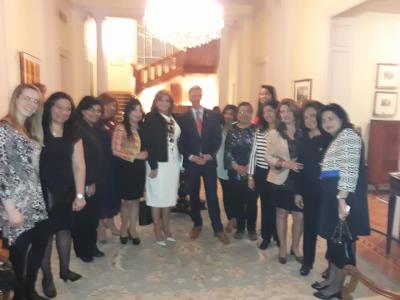 السفير الكندى بالقاهرة يستضيف ريم صيام و لفيف من سيدات مصر بمناسبة يوم المرأة العالمي 2018
